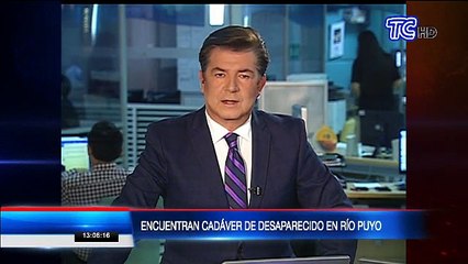 Encuentran cadáver de desaparecido en río Puyo