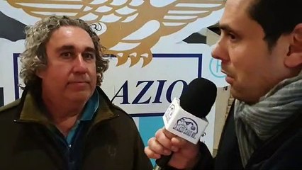 Andrea Icardi nel pre partita di Lazio - Verona