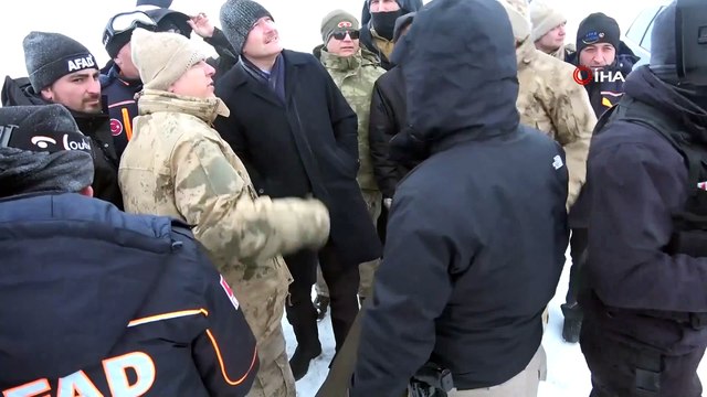 İçişleri Bakanı Süleyman Soylu facianın yaşandığı bölgede