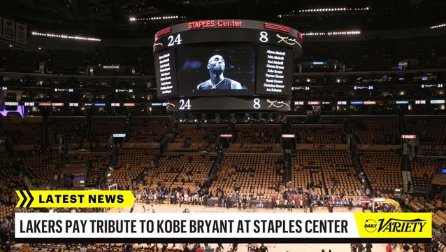 Lakers Pay Tribute to Kobe Bryant at Staples Center