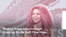 Shakira Wears Asics Sneakers Prepping for the Super Bowl Half-Time Show