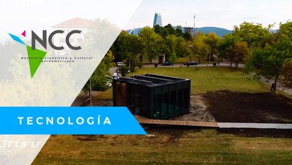 Construyen con vidrios de agua un pabellón energéticamente eficiente