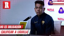 Sebastián Saucedo: 'Por historia de Pumas no es obligación entrar a Liguilla'