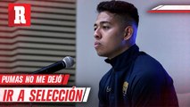 Sebastián Saucedo: 'Pumas no me dejó ir a la selección'