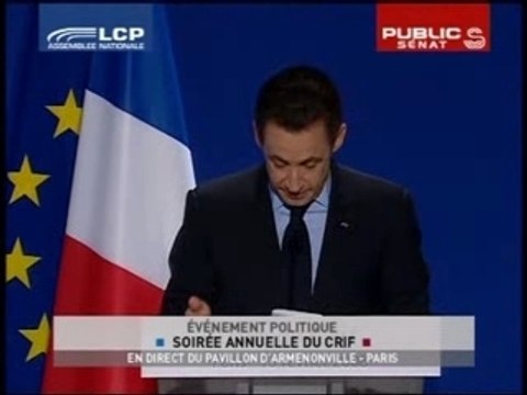 Sarko au CRIF - Comment perdre du temps !