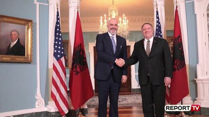 'Për Rindërtimin, AntiKÇK-në, minshengenin dhe dialogun Kosovë-Serbi' Rama takon Pompeon