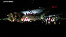 Un muerto y más de 150 heridos en un accidente aéreo en Turquía