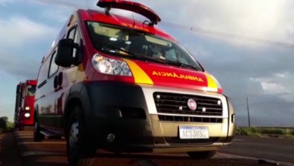 Motociclista sofre queda e precisa ser socorrido na BR-467