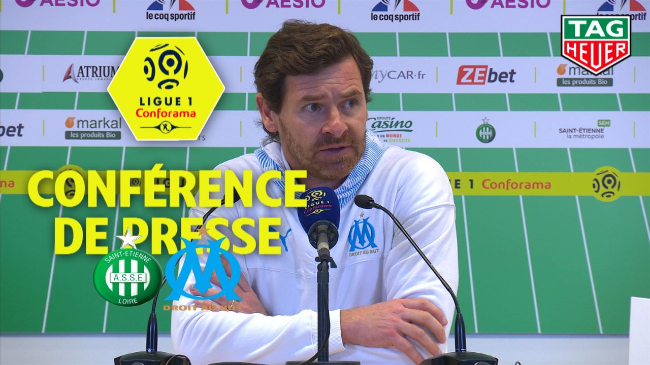 Conférence de presse AS Saint-Etienne - Olympique de Marseille (0-2) : Claude  PUEL (ASSE) - André VILLAS-BOAS (OM) / 2019-20