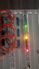Relay race of LED Bar Graph