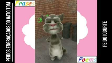 Peidos engraçados do gato tom: Peido iogurte, quando você sente ele cremoso... [Frases e Poemas]