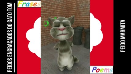 Peidos engraçados do gato tom: Peido marmita, geralmente ele sai quente... [Frases e Poemas]