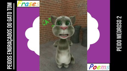 Peidos engraçados do gato tom: Peido medroso 2, ai mamãe! [Frases e Poemas]
