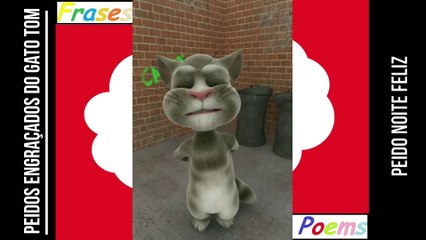 Peidos engraçados do gato tom: Peido noite feliz, sai no dia de Natal! [Frases e Poemas]