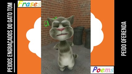 Peidos engraçados do gato tom: Peido oferenda, ele sai para dizer... [Frases e Poemas]