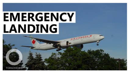 An Air Canada Boeing 767 has close call in Madrid