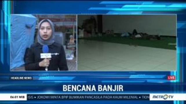 Korban Banjir di Periuk Tangerang Masih Bertahan di Pengungsian