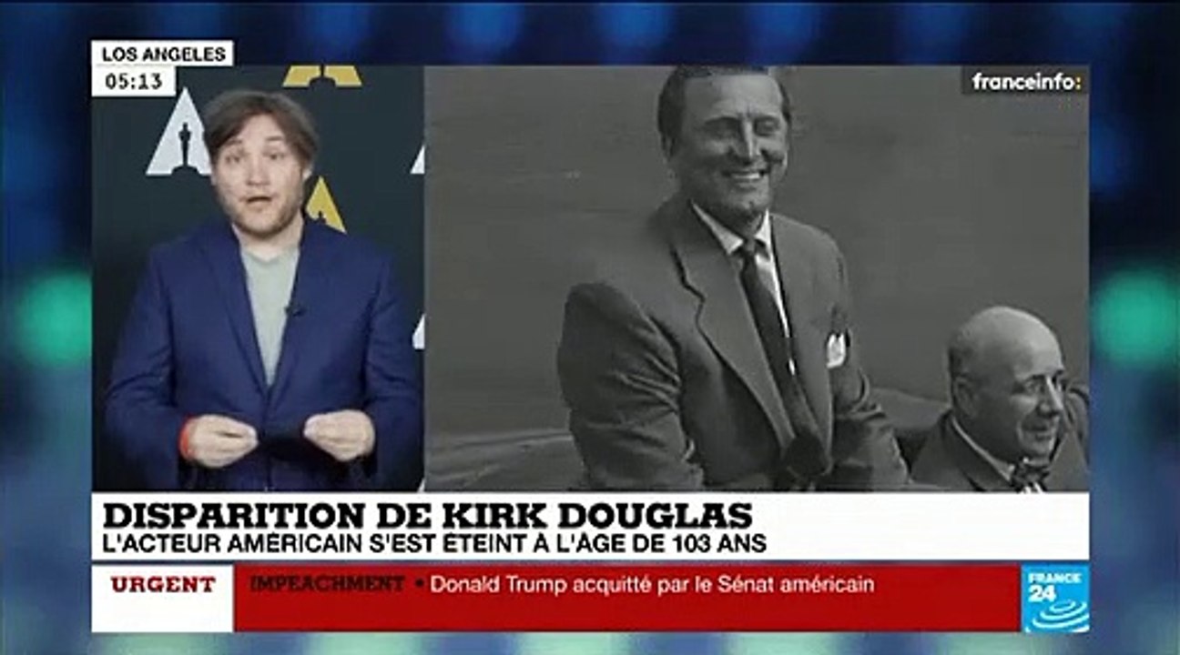 Dernier monstre sacré d'Hollywood et acteur inoubliable de Spartacus, Kirk Douglas est décédé cette nuit à l'âge de 103 ans