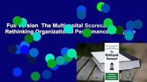 Full Version  The Multicapital Scorecard: Rethinking Organizational Performance Complete