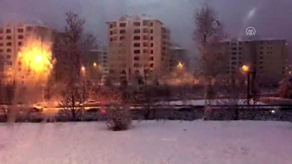 Başkentte kar yağışı