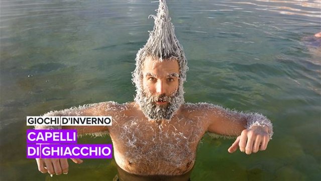 Giochi d'inverno: capelli di ghiaccio