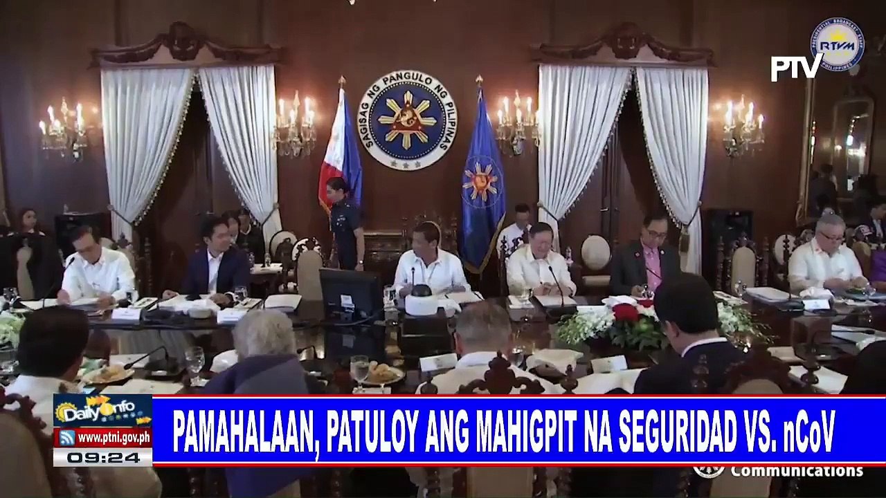 Pamahalaan, patuloy ang mahigpit na seguridad vs nCoV