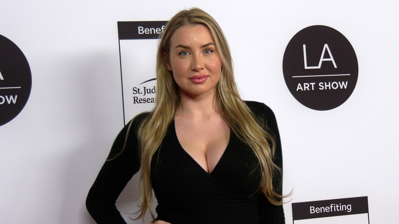 Leah Maria Klein 25th Annual LA Art Show Opening Night Gala Red Carpet