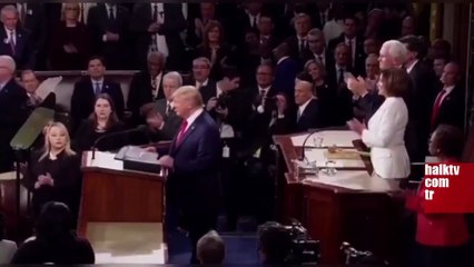 Pelosi, neden Trump'ın konuşmasını yırttığını anlattı