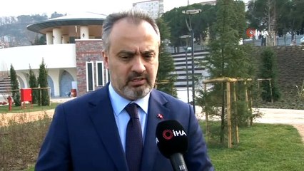 Bursa'nın ilk Millet Bahçesi açılıyor...Havadan böyle görüntülendi