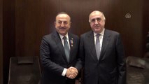 Bakan Çavuşoğlu, Azeri mevkidaşı ile görüştü