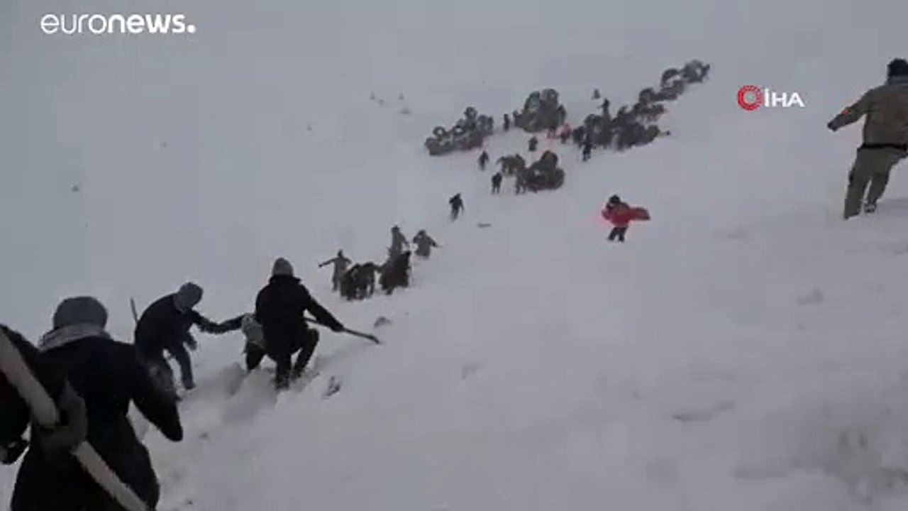 Lawinenabgänge in der Türkei: Mindestens 33 Tote