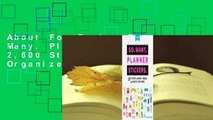 About For Books  So. Many. Planner Stickers.: 2,600 Stickers to Decorate, Organize, and Brighten