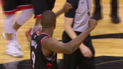 Ibaka the hero as late Raptors surge stuns Pacers