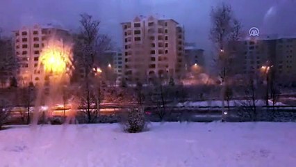 Ankara beyaza büründü