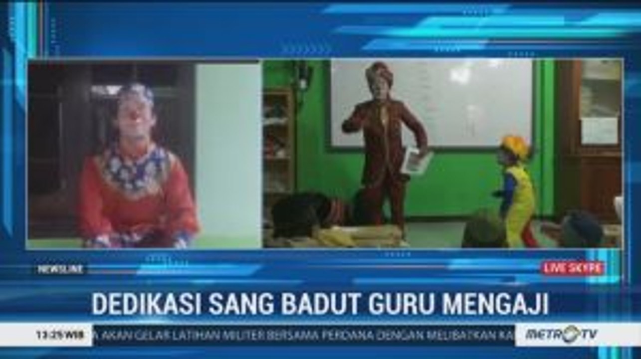 Dedikasi Sang Badut Guru Mengaji