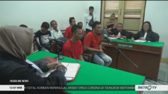 2 Terdakwa Pemasok Ganja Kering Divonis 18 Tahun Penjara