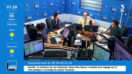 La matinale de France Bleu Occitanie du 06/02/2020