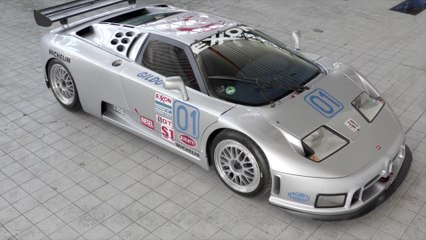 The new Bugatti EB110 Design in Bugatti Center