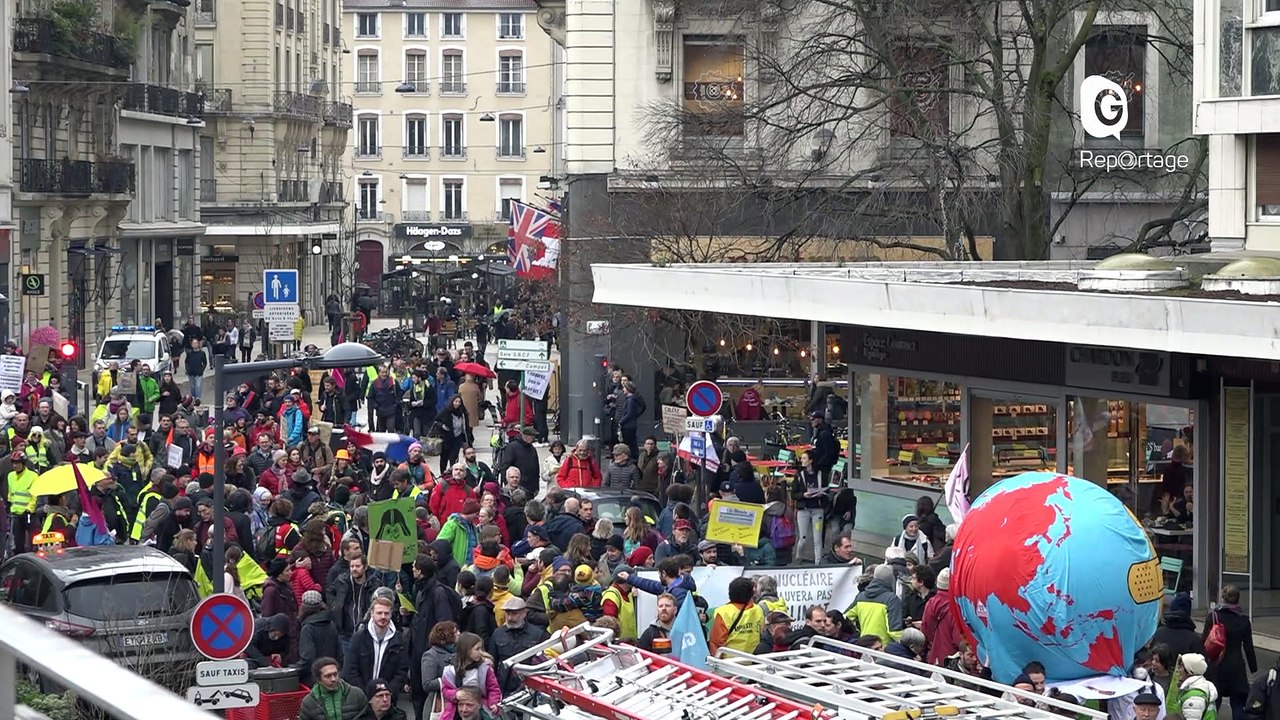 Reportage - La première manifestation pour le climat de l'année à Grenoble