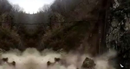 Türkiye, Van'daki çığ felaketini konuşurken Giresun'dan gelen görüntü dehşete düşürdü