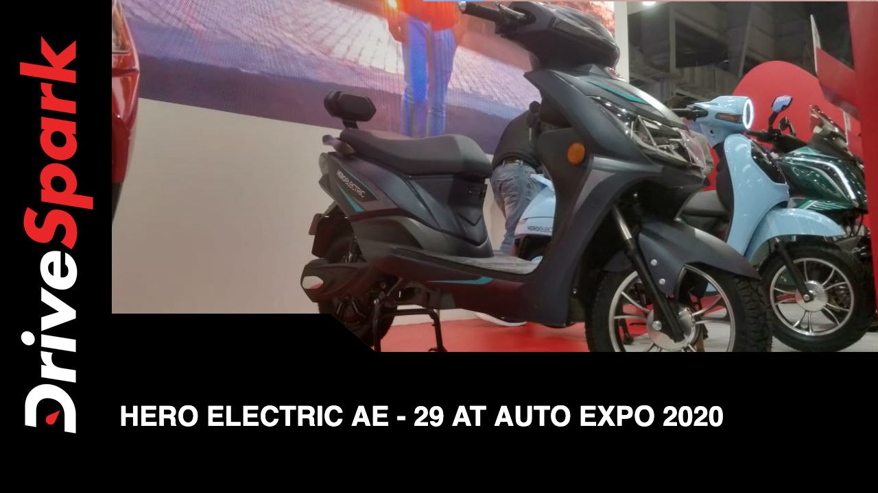 Hero Electric AE-29 at Auto Expo 2020 | Hero El...