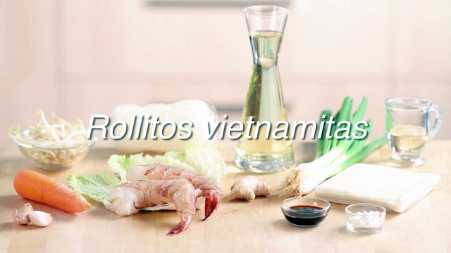 Receta de rollitos vietnamitas