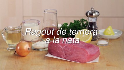 Receta de ragout de ternera a la nata