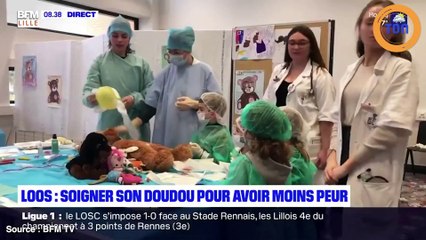 Un hôpital de "nounours" à Lille a pour mission de rassurer les enfants