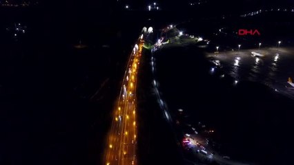 Sabiha gökçen'de pistten çıkan uçağın havadan görüntüsü