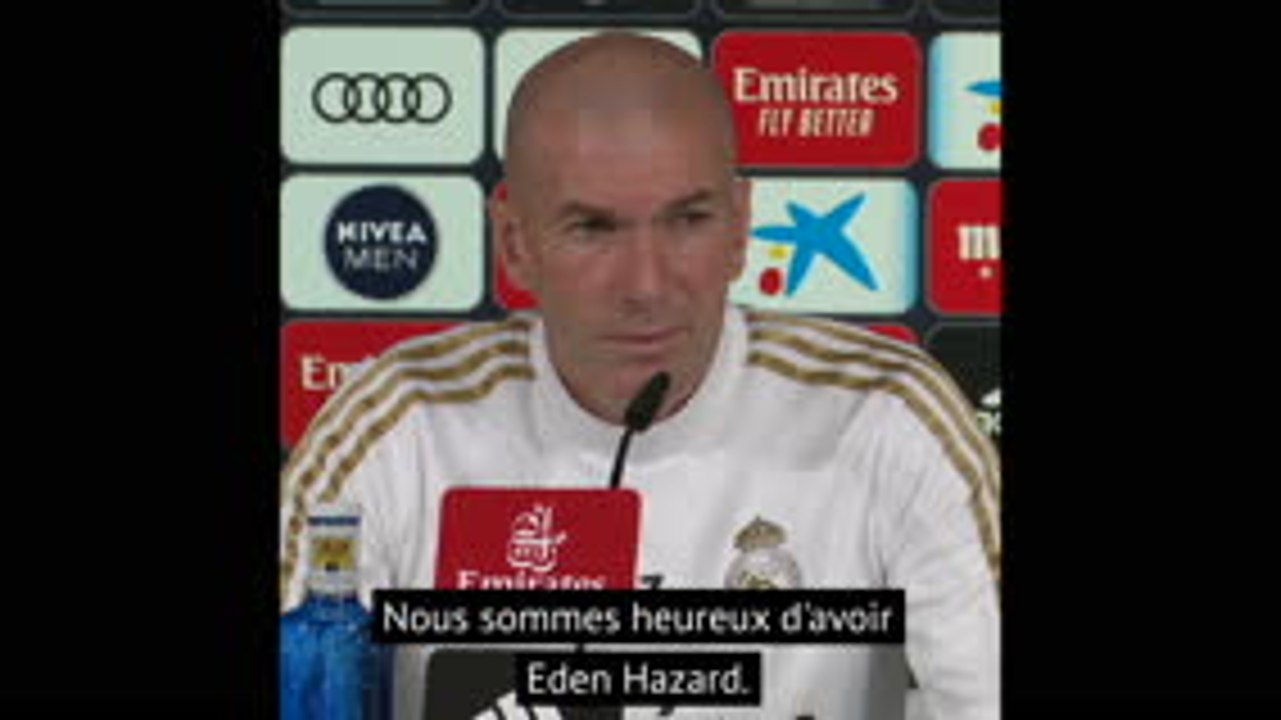 Real Madrid - Zidane "tirera le meilleur" d'Eden Hazard