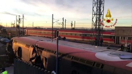 Mindestens zwei Tote bei Zugunglück in Norditalien