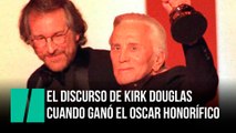 El discurso de Kirk Douglas cuando recibió el Oscar honorífico