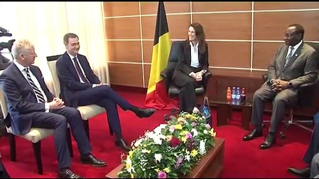 Sophie Wilmès​​​​​​​ a échangé ce jeudi avec Ilunga Ilunkamba