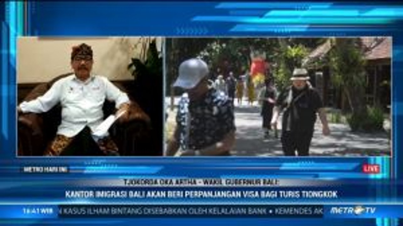 Turis Tiongkok di Bali Dapat Perpanjangan Izin Tinggal